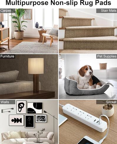 Estefanlo 12PCS Rug Gripper, Non Slip Rug Pads to Hold Rug Down, Non Slip Rug Grip for Hardwood Floors and Tile,Rug Tape Keeps Hardwood Floor No Damage(Black) in Kuwait