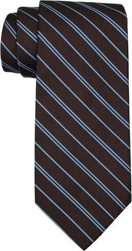 Brooks Brothers Brown Blue Striped Luxury Tie in Saudi Arabia