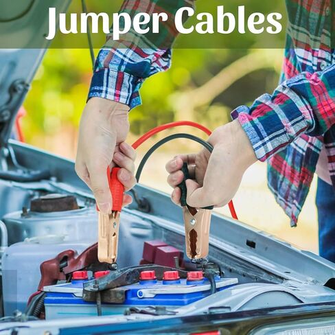 Car Emergency Safety Kit, Car Roadside Emergency Kit, Car Emergency Roadside Assistance Car Kit with Jumper Cables, Rainwear, Gloves in Kuwait