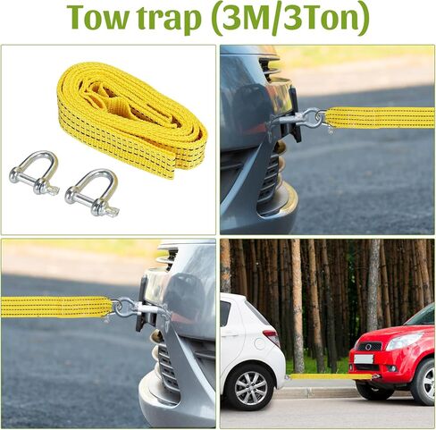 Car Emergency Safety Kit, Car Roadside Emergency Kit, Car Emergency Roadside Assistance Car Kit with Jumper Cables, Rainwear, Gloves in Kuwait