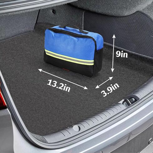 Car Emergency Safety Kit, Car Roadside Emergency Kit, Car Emergency Roadside Assistance Car Kit with Jumper Cables, Rainwear, Gloves in Kuwait