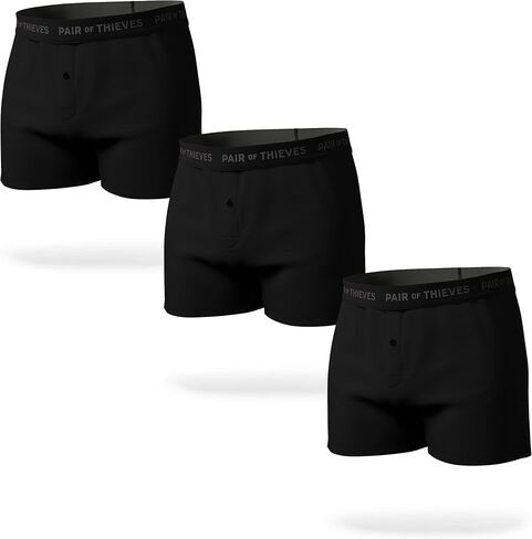 Pair of Thieves Men's Super Soft 3 Pack Boxers, Underwear Pack for Men in Kuwait