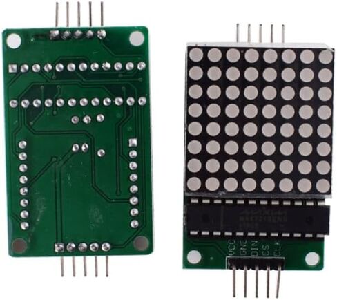 5PCS MAX7219 8x8 Dot Matrix LED Display Module 5V MCU Control MAX7219 8 * 8 LED Dot Matrix DIY Kit (Blue) in Kuwait