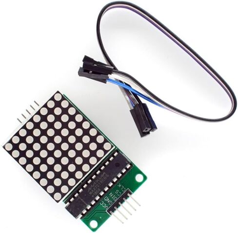 5PCS MAX7219 8x8 Dot Matrix LED Display Module 5V MCU Control MAX7219 8 * 8 LED Dot Matrix DIY Kit (Blue) in Kuwait