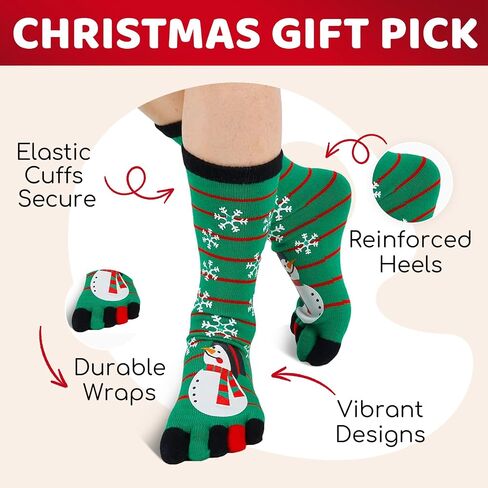 Zmart Christmas Gifts Stocking Socks For Women - Christmas Toe Socks Knee High Socks For Girl in Saudi Arabia
