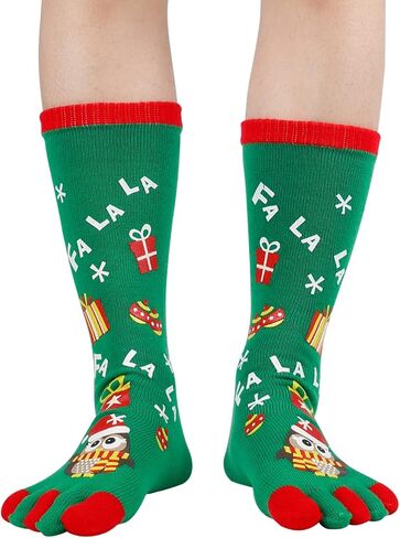 Zmart Christmas Gifts Stocking Socks For Women - Christmas Toe Socks Knee High Socks For Girl in Saudi Arabia