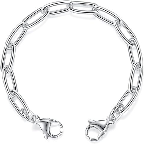 mnmoom lnterchangeable Medical Alert Bracelets-Stainless Steel Chain with lobster clasps-Just Chain in Saudi Arabia