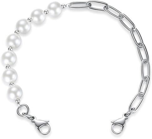 mnmoom lnterchangeable Medical Alert Bracelets-Stainless Steel Chain with lobster clasps-Just Chain in Saudi Arabia