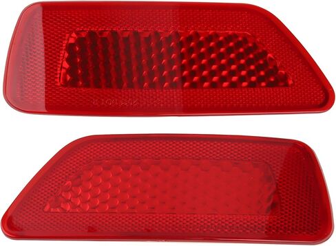 غطاء مصباح عاكس للمصد الخلفي 57010720AC 57010721AC متوافق مع Jeep Grand Cherokee 2012-2018، Patriot 2013-2017، Dodge Journey 2012-2020 (يسار ويمين أحمر Les) in Kuwait
