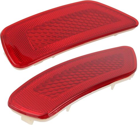غطاء مصباح عاكس للمصد الخلفي 57010720AC 57010721AC متوافق مع Jeep Grand Cherokee 2012-2018، Patriot 2013-2017، Dodge Journey 2012-2020 (يسار ويمين أحمر Les) in Kuwait
