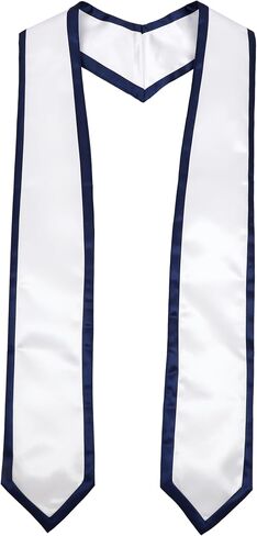 Graduation Honor Stole Classic End with Trim for Unisex Adult 72 Inches Long in Saudi Arabia