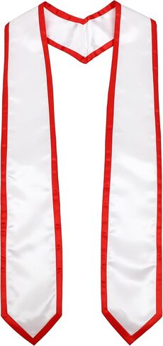 Graduation Honor Stole Classic End with Trim for Unisex Adult 72 Inches Long in Saudi Arabia