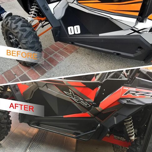 ELITEWILL RZR Nerf Bars Rock Sliders Black Side Step Tree Kikers مناسب لـ 2014-2022 Polaris RZR 900 Trail، 900S، 1000S، 1000XP، Turbo - مقعدان in Kuwait