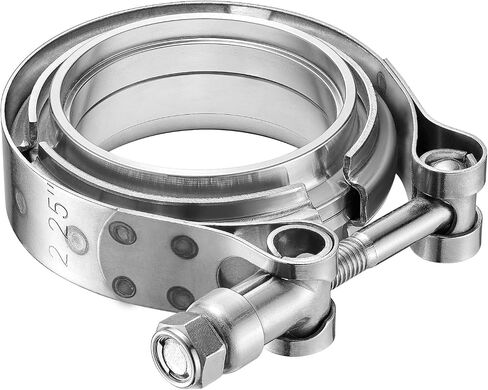 3.0" Universal Stainless Steel V Band Clamp Flat Flange Kit Assembly in Saudi Arabia