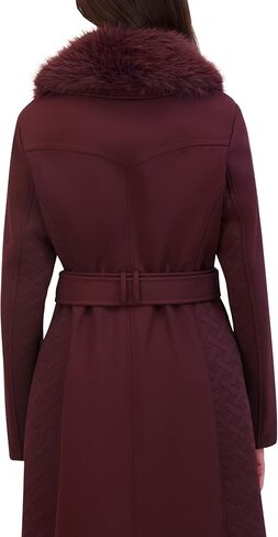 Kenneth Cole Women's Soft Shell Rain Coat with Exposed Zip Detail in Saudi Arabia
