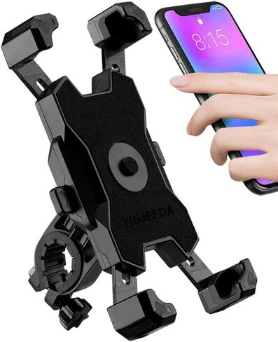 2024 Upgraded Bike Phone Mount, Easy Install and Quick Release Bicycle - Motorcycle Handlebar Phone Mount Holder, Bike Phone Holder for iPhone and More 4.7-6.8 inch Cell Phone in Saudi Arabia