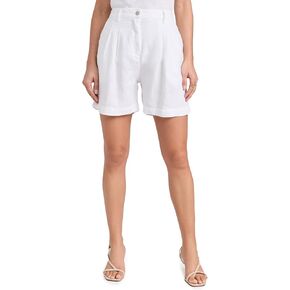 DONNI. Women's The Linen Pleated Shorts