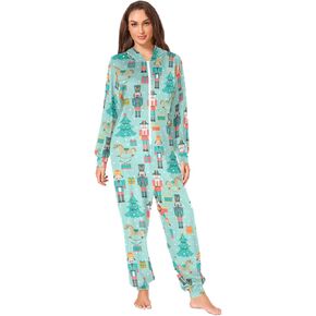 Cute Animals Onesie Pjs for Women One-piece Pajamas Unisex Pajama Jumpsuit S-XL