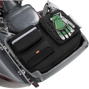 Motorcycle Tour Pack Organizer, Tour Pack Liner Bag Compatible with Harley Davidson Street Glide Electra Glide Road King Road Glide, Travel Luggage Liner Bag for Motorcycle Trunk, Bag Only