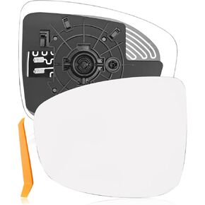 Right Passenger Side Mirror Glass Fit for Mazda CX-5 2013-2014 Replace KD37-69-1G7B, View Mirror Glass with Backing Plate Heated