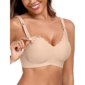 OEAK حمالة صدر للرضاعة الطبيعية لينة داعمة حمالات الصدر الأمومة مريحة الحمل اللاسلكية حمالات الصدر حر اليدين ضخ حمالات الصدر in Saudi Arabia