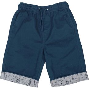 Bienzoe Casual Boys Shorts for School: Kids Pull on Elastic Waist Summer Cotton Shorts