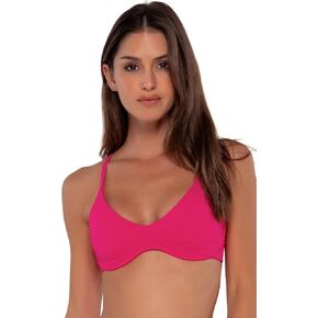 Sunsets Brooke U-Wire Women's Swimsuit Bikini Top with Removable Cups