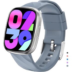 Smart Watch for Kids, Kids Fitness Tracker Watch for Boys Girls Ages 5-15, Activity Tracker, Heart Rate Sleep Monitor, IP67 Waterproof, Pedometer, Sport Modes, Puzzle Game, S60K Black