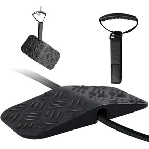 Ev Charger Cable Protector with Handle For Garage Door,Gap Minimizing Design Heavy Duty Soft Rubber Ev Charger Cord Protector Compatible for Tesla(Model 3/Y/X/S), J1772 Chargers,Prevents Damage
