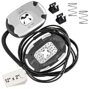 Electric Trailer Brake Magnet Kit for 12" x 2" Electric Trailer Brake Assembly Fits 5200 to 7000lbs 12" Electric Brakes Assembly with Retainer Clips,Coil Springs and Magnet Retainer Clipsizes