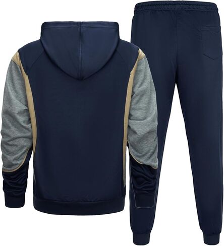 Track Suits Mens Sweatsuits for Men Outfits 2 Piece Set Hoodie Sweatshirt and Joggers Sweatpants Set in Kuwait