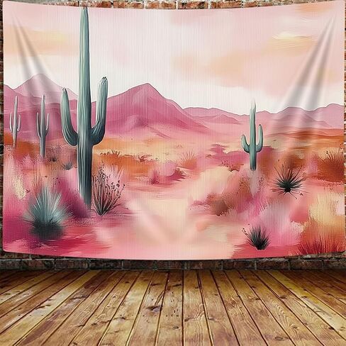 Pink Western Tapestry, Funny Hot Pink Cow Boots Tapestry for Bedroom, Preppy Howdy Cowgirl Tapestry Aesthetic Wall Hanging for Teen Girls Women College Dorm Living Room Party Decor, 60X40IN in Saudi Arabia