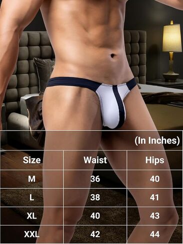 Sexy Mens Thong Underwear, Banana Hammock Male Thongs, Low Rise G String, Straight Men Lingerie For Play in Saudi Arabia