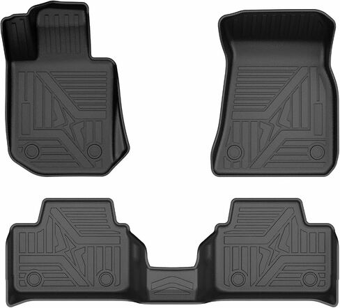 TadaMark Floor Mats Fit for BMW 330i 2019-2024 Fit for BMW 520i 330e 2020-2024 Black Deep Dish All-Weather Mats Heavy-Duty Waterproof Floor Liner for Cars - 3 Piece in Saudi Arabia