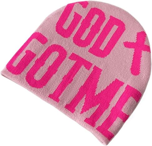 Y2K Beanie Letter Printing Knitted Hat Fashion Hip hop Trend Beanie Pullover Hat Casual Sports for Men Women in Saudi Arabia