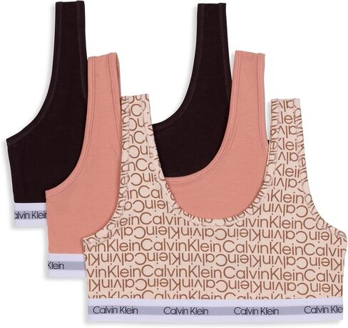 Calvin Klein Girls' Classic Cotton Bralette 3 Pack in Saudi Arabia