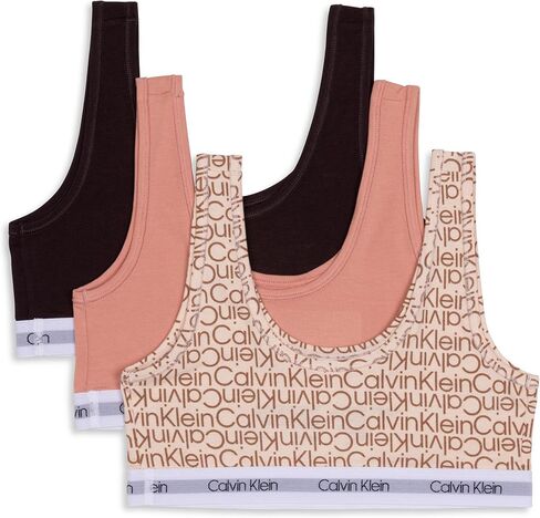 Calvin Klein Girls' Classic Cotton Bralette 3 Pack in Saudi Arabia