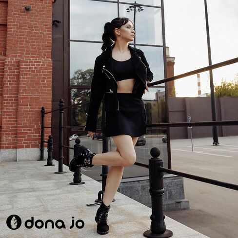 Dona Jo Official High Rise Women Skirt - Tummy Control Tennis Skirt w/Shorts & Built in Deep Pockets, Active Wear Clothing in Saudi Arabia