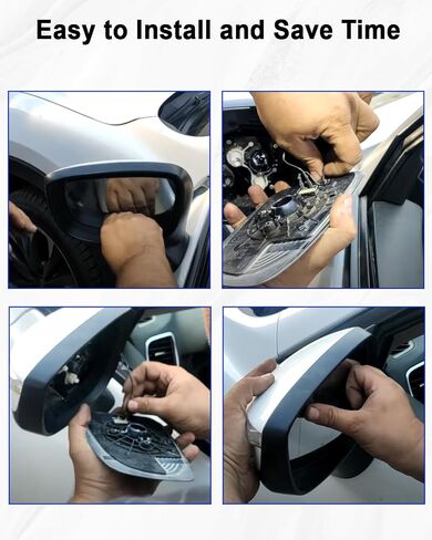 Right Passenger Side Mirror Glass Fit for Mazda CX-5 2013-2014 Replace KD37-69-1G7B, View Mirror Glass with Backing Plate Heated in Saudi Arabia