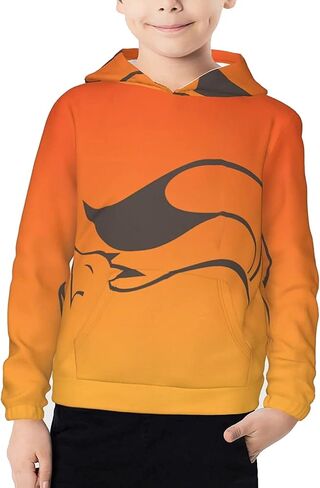 Lemon Sloth Teen Hooded Sweatshirt Boys And Girls Pullover Sweatshirt Thick Sports Hoodie 7-20 Years in Kuwait