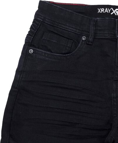 X RAY Boys Shorts, Big Boy & Little Kids Stretch Denim Shorts, Moto Biker & Fashion Rips Distressed Jean Shorts for Boys in Kuwait