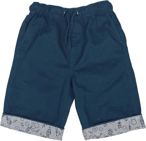 Bienzoe Casual Boys Shorts for School: Kids Pull on Elastic Waist Summer Cotton Shorts in Kuwait