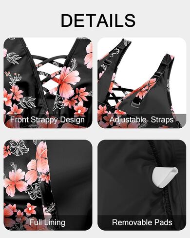 Plus Size Bikini Top Only - Women Swim Bra Lace Up Swimsuit Top V Neck Bathing Suit Tops for Large Bust Swimwear 2025 in Saudi Arabia