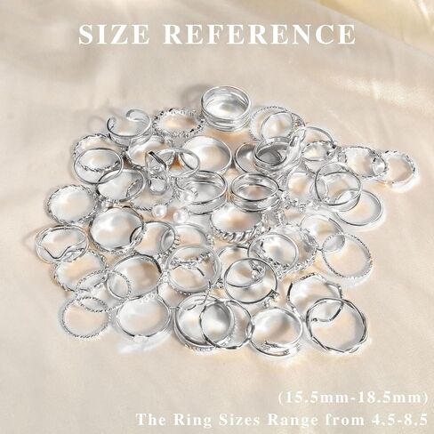 CHICUTIE Gold Knuckle Rings Set For Women Stackable Joint Finger Midi Rings Dainty Cubic Crystal Zirconia Simple Hollow Twist Cute Rings Pack Jewelry Gift in Saudi Arabia