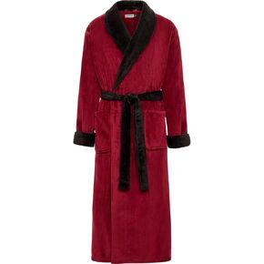 Alexander Del Rossa Long Mens Robe, Full Length Big and Tall Winter Bathrobe for Men, Mens Bath Robes