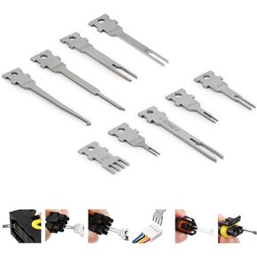 JRready ST5278 Replacement Tips for Pin Removal Tool 26PCS Pin Extractor Tool Tips Electrical Terminal Release Tool Compatible with Deutsch AMP/TE Molex Delphi JST Harting Connectors & More