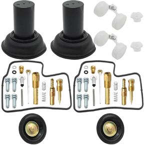 2 Set Carburetor Rebuild Kit, Motorcycle Carburetor Repair Kit, Replacement for Honda Shadow VLX 600 VT600C 1989-1998 VT600CL 1989 VT600CD Deluxe 1993-1998