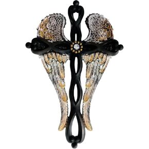 Crucifix Wall Cross, Crosses Wall Decor, Angel Wings Wall Decor, Jesus Religious Catholic Christian Native American Southwestern Unique Gothic Mexican Vintage Retro Wall Art Decor For Home Sculpture