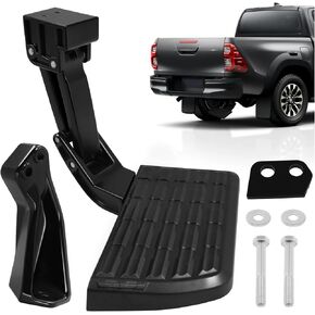 Rear Bed Step Retractable Truck Bed Steps Bumper Tailgate Step Fit for Toyota Tacoma 2012 2013 2014 2015 2016 2017 2018 2019 2020 2021 2022 2023, Replace PT392-35100