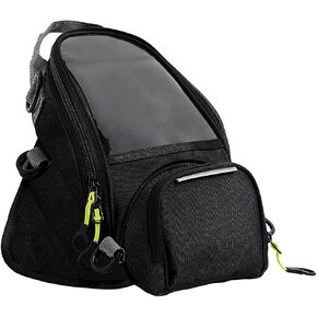 Motorcycle Tank Bag, Magnetic Petrol Tank Bag with Waterproof Touch Screen Phone Pouch, Oxford Cloth Motorcycle Gas Oil Tank Bag Fits Most Motorcycles, Motorcycle Accessories